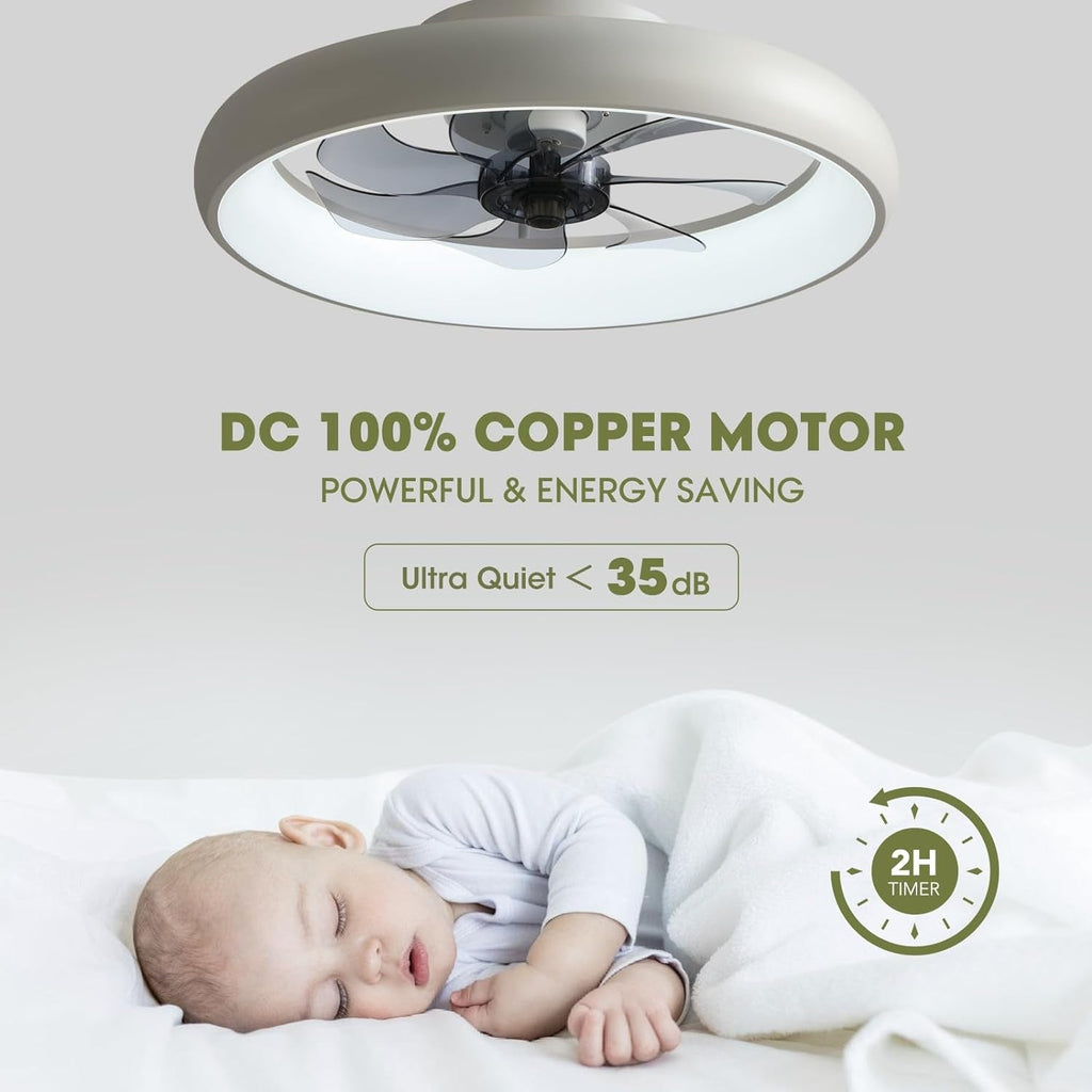 Ventilador de techo moderno